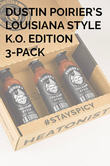 Dustin Poirier Hot Sauce - KO Edition 3 Pack L0