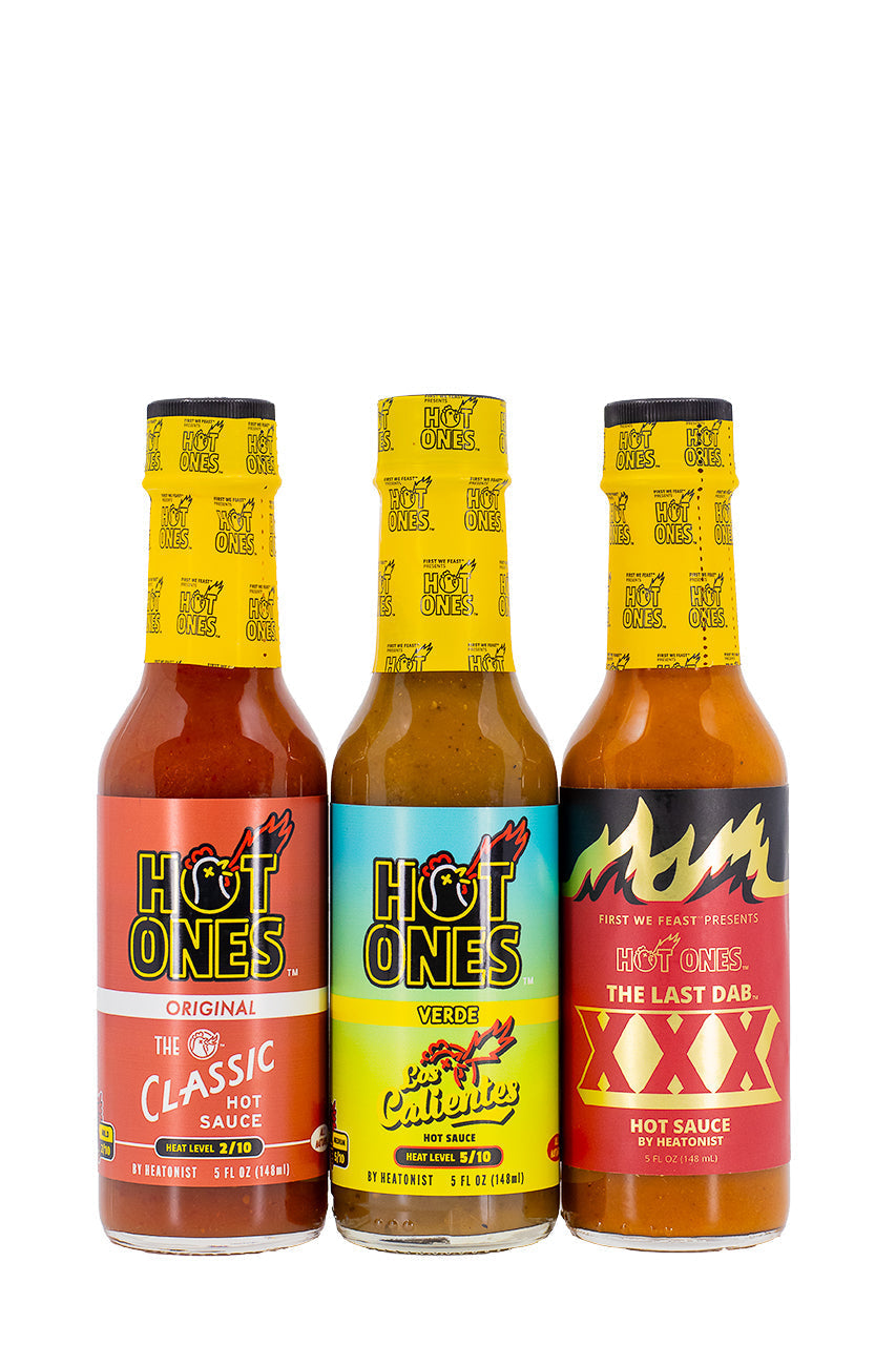 Hot Ones Trio Pack - Original | Hot Ones Hot Sauce D4