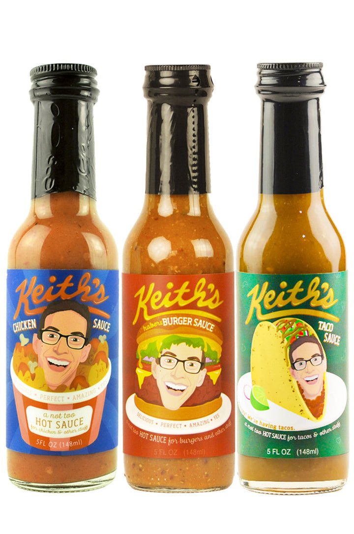 Keith's Hot Sauce Trio Pack J6