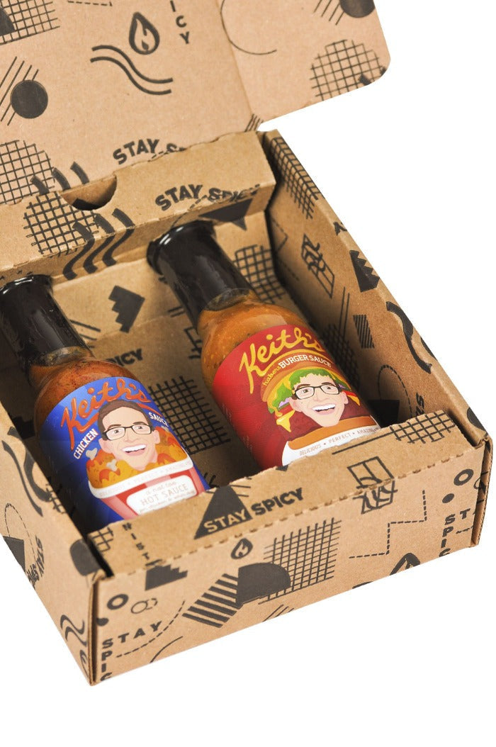 Chicken & Burger Hot Sauce Duo Pack | Keith's F5