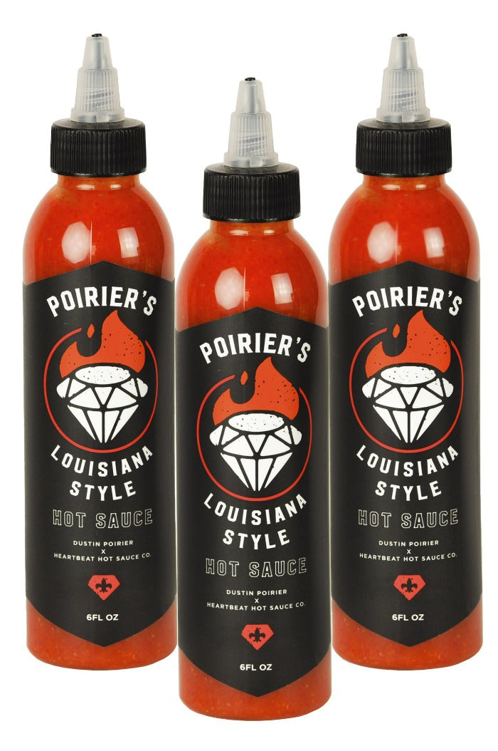 Dustin Poirier Hot Sauce 3 Pack | HEATONIST X8